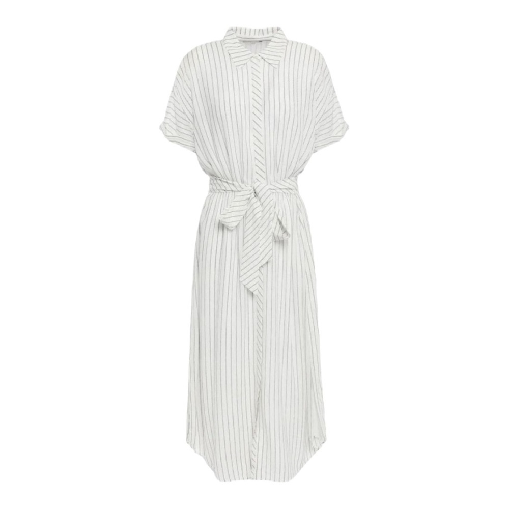 NWT Joie Chellie Pinstriped Midi Shirt Dress Small Classic Beauty - Picture 3 of 9